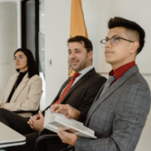 Estudiantes de la carrera de Derecho de la UDLA